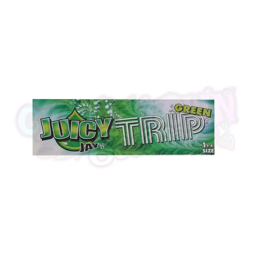 Juicy Jay’s - Trip Green 1¼ Lyhyet Paperit Paperit