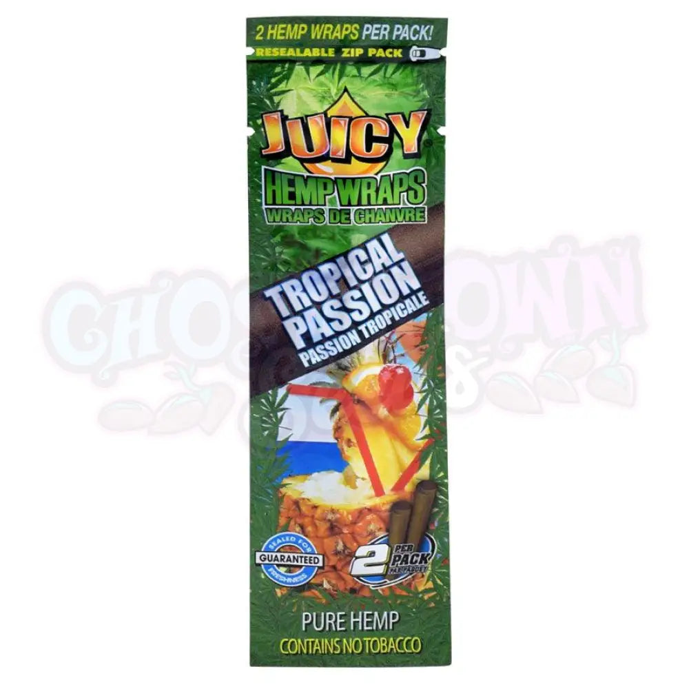 Juicy Jay's - Tropical Passion Hemp Blunt Wraps 2kpl - Ghost Town Seeds