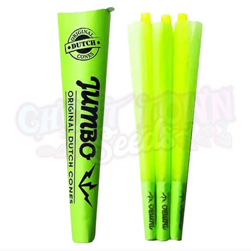 Jumbo - Green King-Size Cones 3kpl - Ghost Town Seeds
