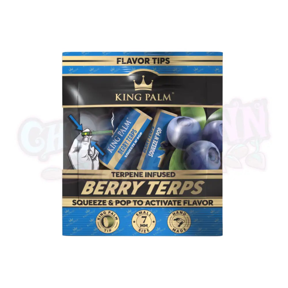 King Palm - Berry Terps Tipit 7Mm 2Kpl Filtterit &