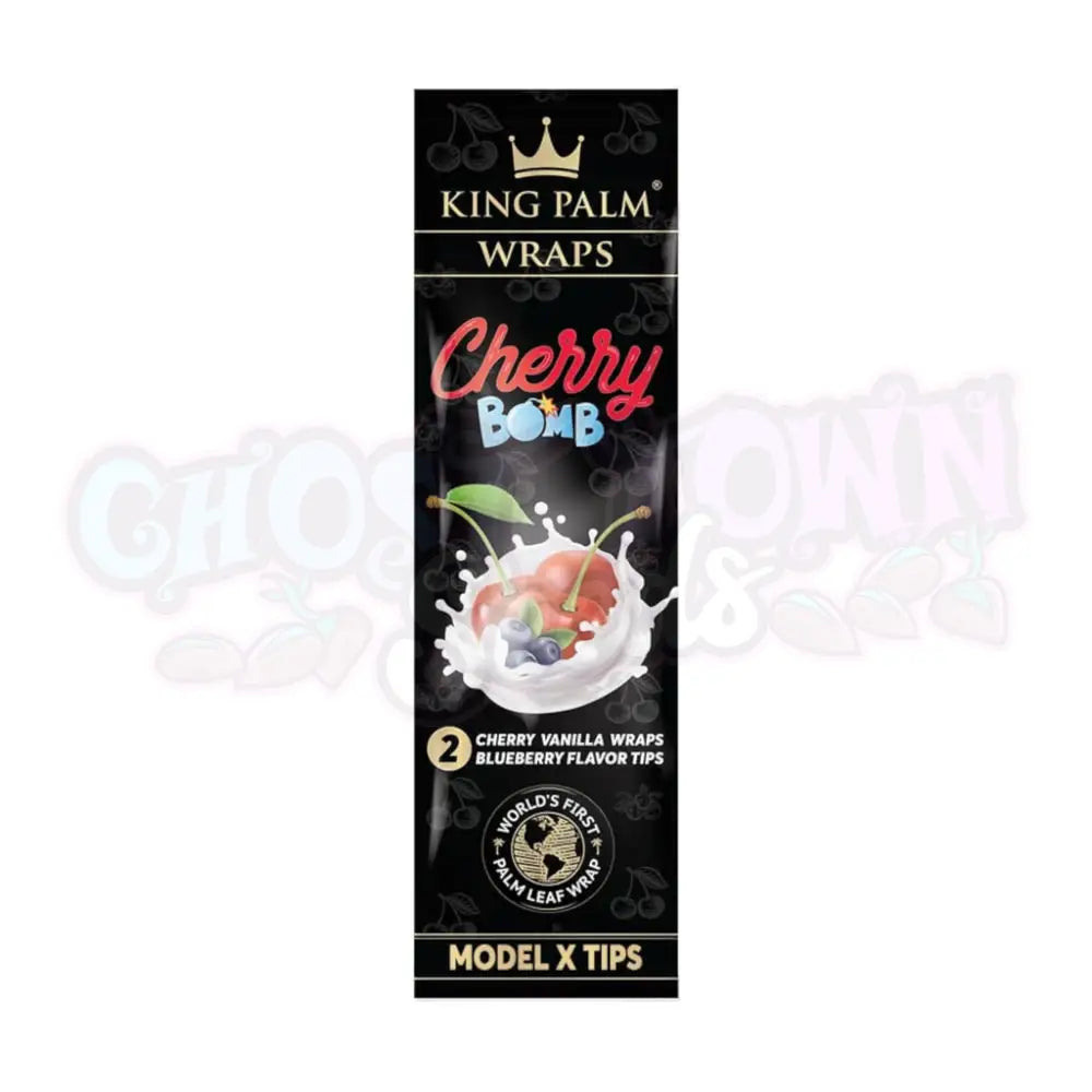King Palm - Cherry Bomb Palm Wraps 2 kpl Bluntit