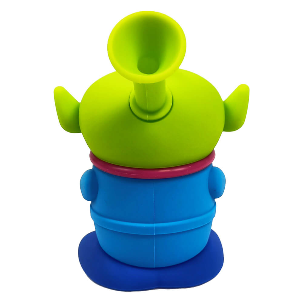 Kolmisilmäinen Alien Silikonibongi 14Cm