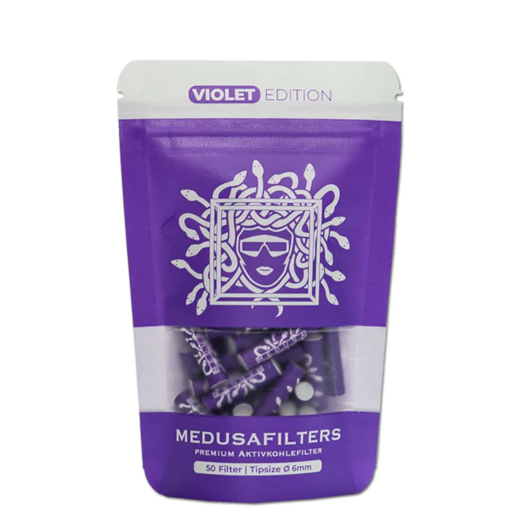 Medusafilters - 6Mm Violet Edition Aktiivihiilifiltterit 50Kpl Filtterit & Tipit