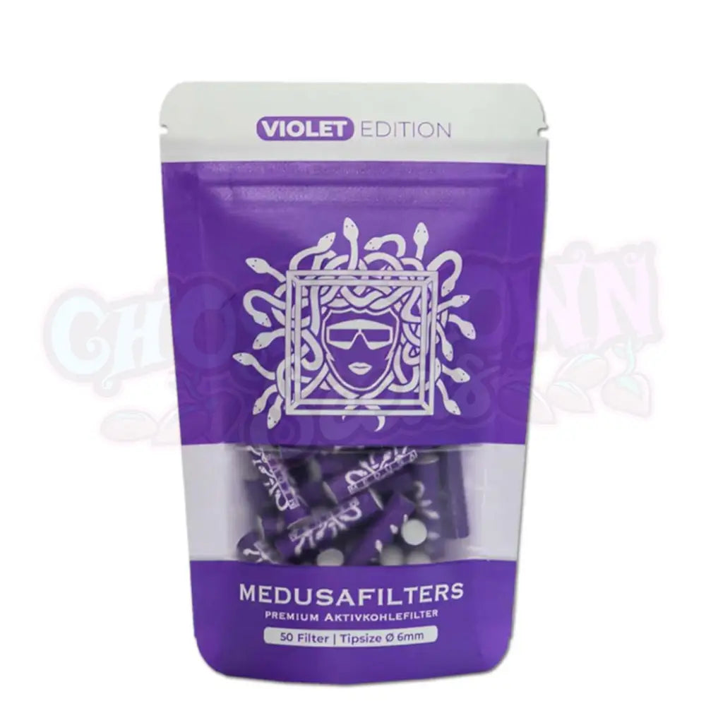 Medusafilters - 6Mm Violet Edition Aktiivihiilifiltterit 50Kpl Filtterit & Tipit