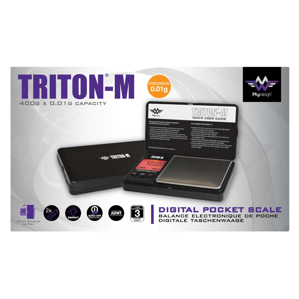 My Weigh - TRITON MINI Tarkkuusvaaka 0.01 - 400 g Mittarit