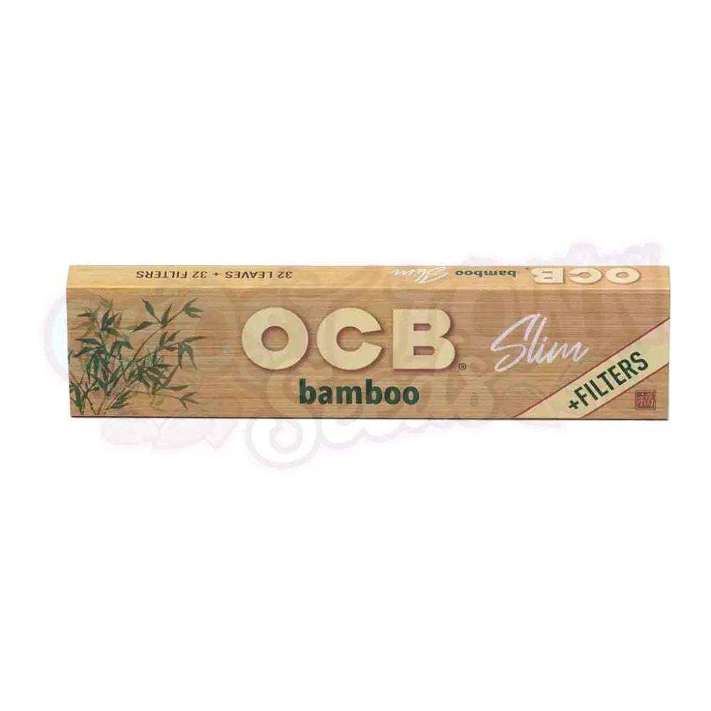 Ocb - Bamboo Ks Slim Ohuet Pitkät Paperit + Tipit