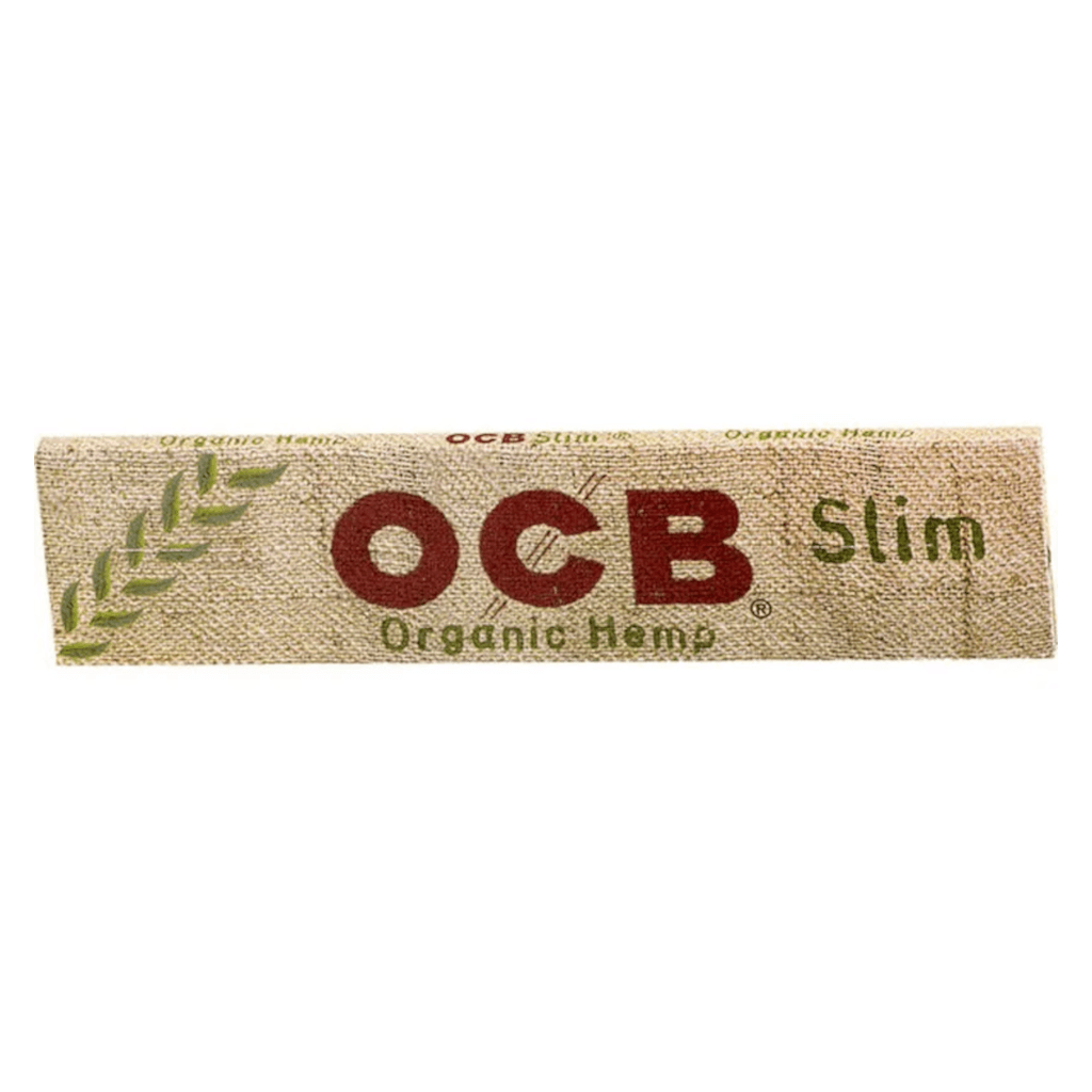 OCB - Organic Hemp KS Slim Ohuet Pitkät Paperit + Tipit - Ghost Town Seeds