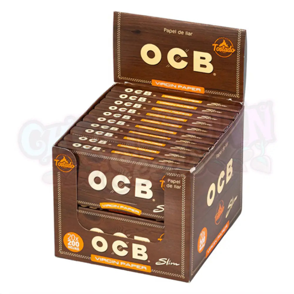 Ocb - Virgin Bloc 200 Ohuet Pitkät Paperit