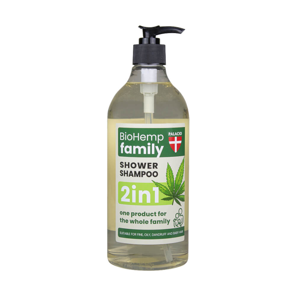 Palacio 2in1 BioHemp Family Shower Shampoo (750 ml) CBD Kosmetiikka