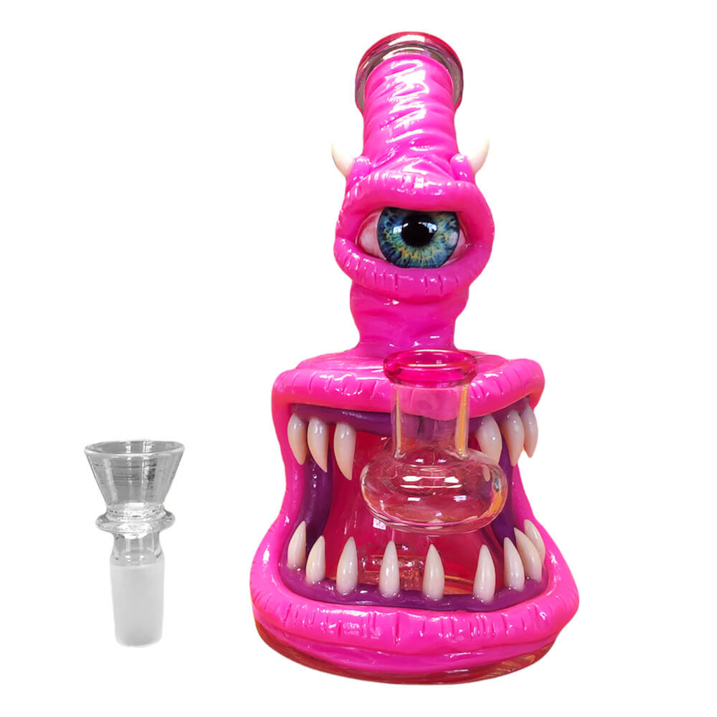 Pinkki Hirviö Keraaminen Bubbleri 16Cm