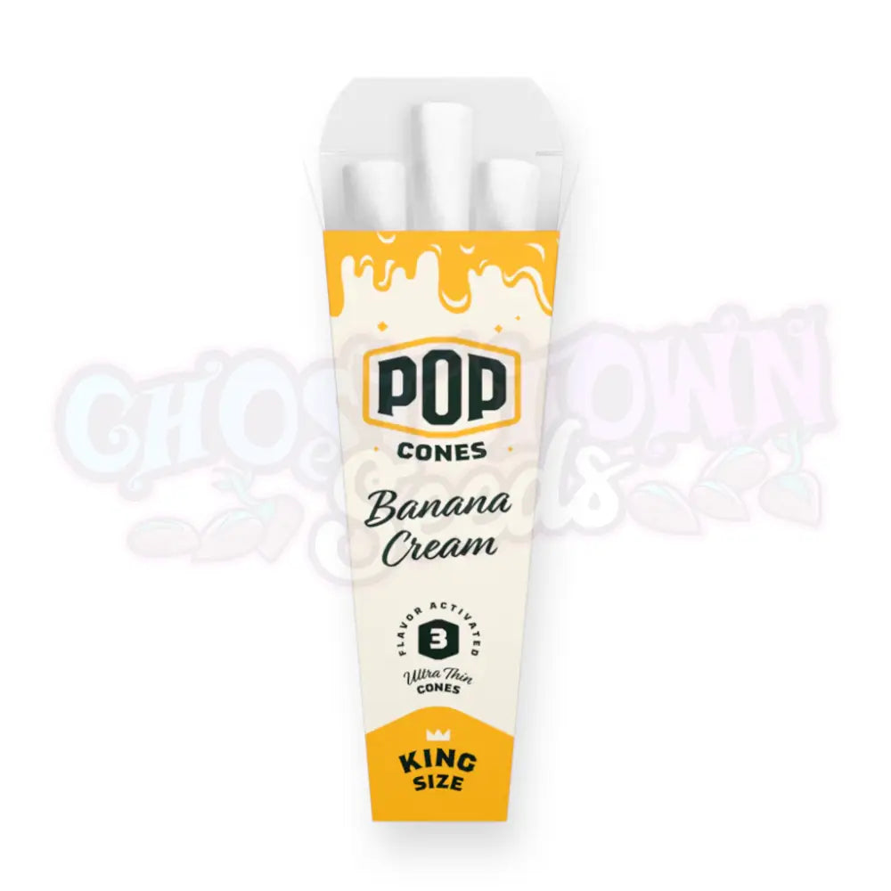 Pop Cones - Banana Cream Ultraohuet Ks Conet 3Kpl