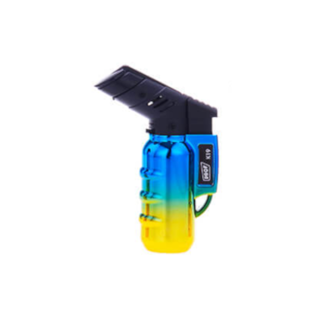 Prof - Colour Clap Jet Flame Sytytin Sininen-Keltainen Sytyttimet