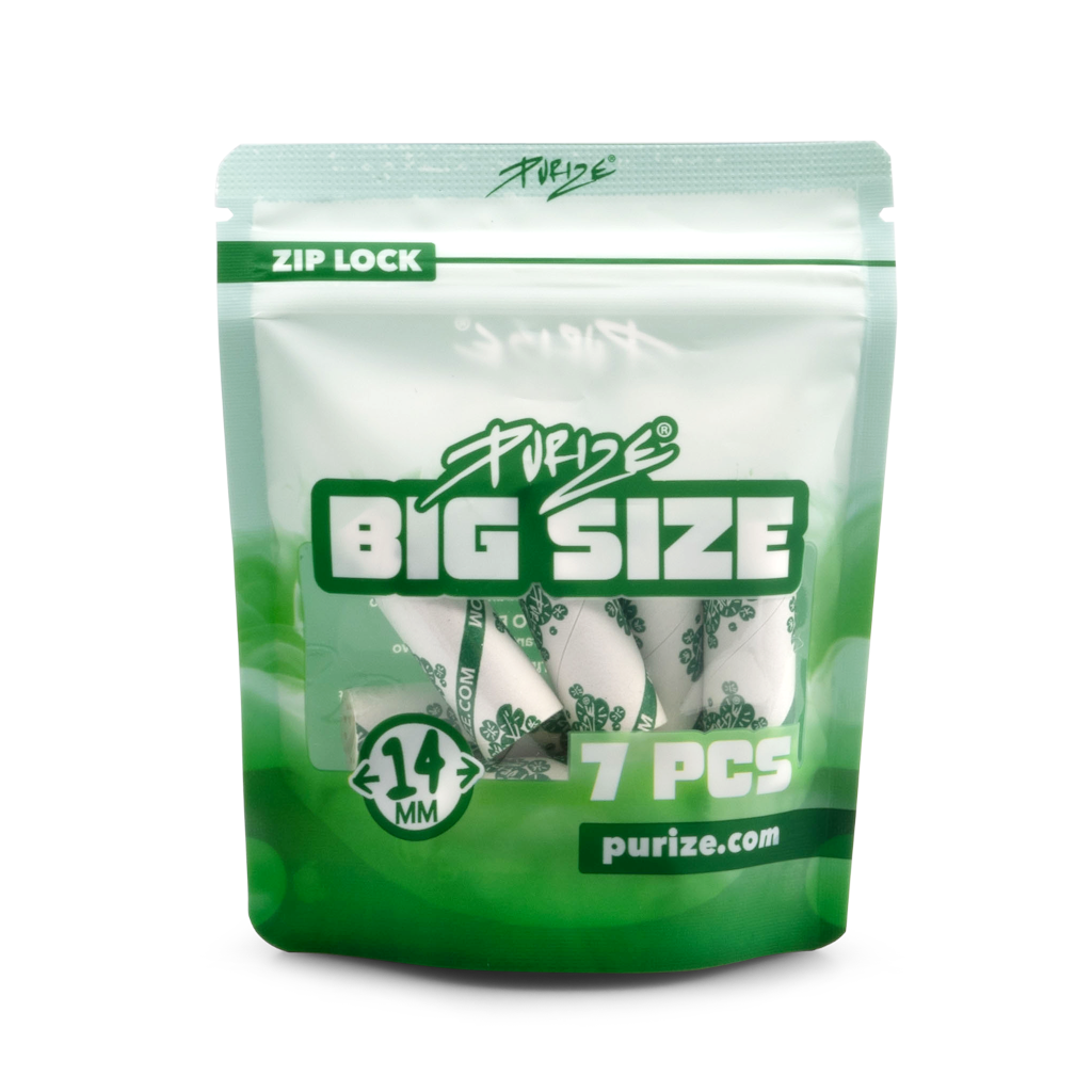 Purize - Big Size Aktiivihiilifiltterit 14 mm (7 kpl) Filtterit & Tipit