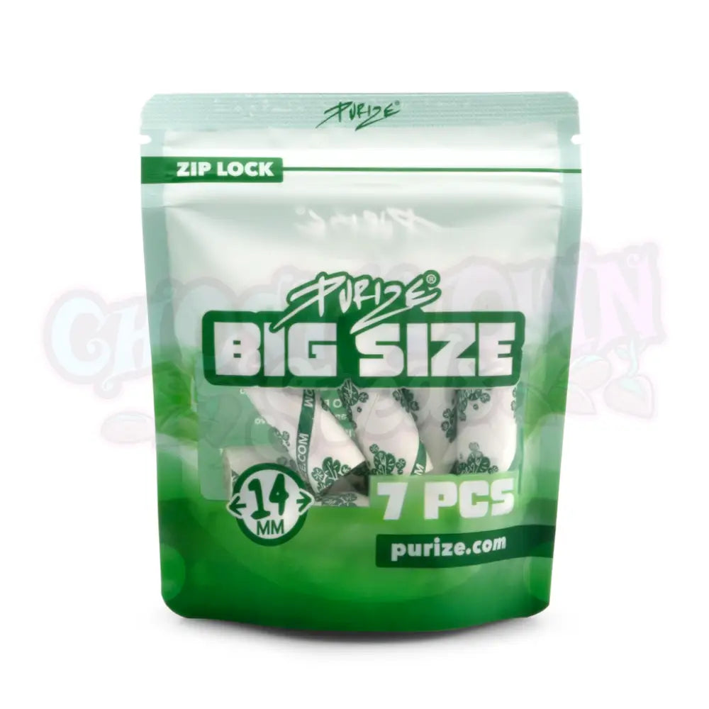 Purize - Big Size Aktiivihiilifiltterit 14 mm (7 kpl) Filtterit & Tipit
