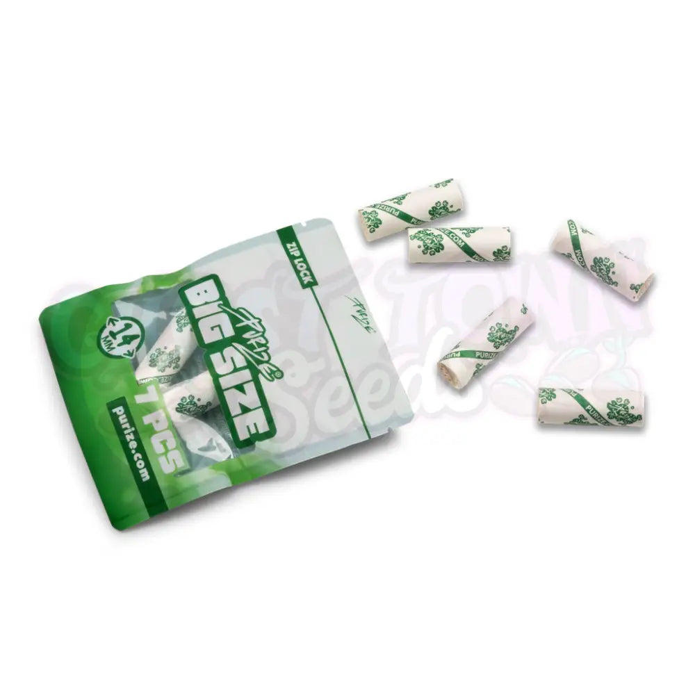 Purize - Big Size Aktiivihiilifiltterit 14 mm (7 kpl) Filtterit & Tipit