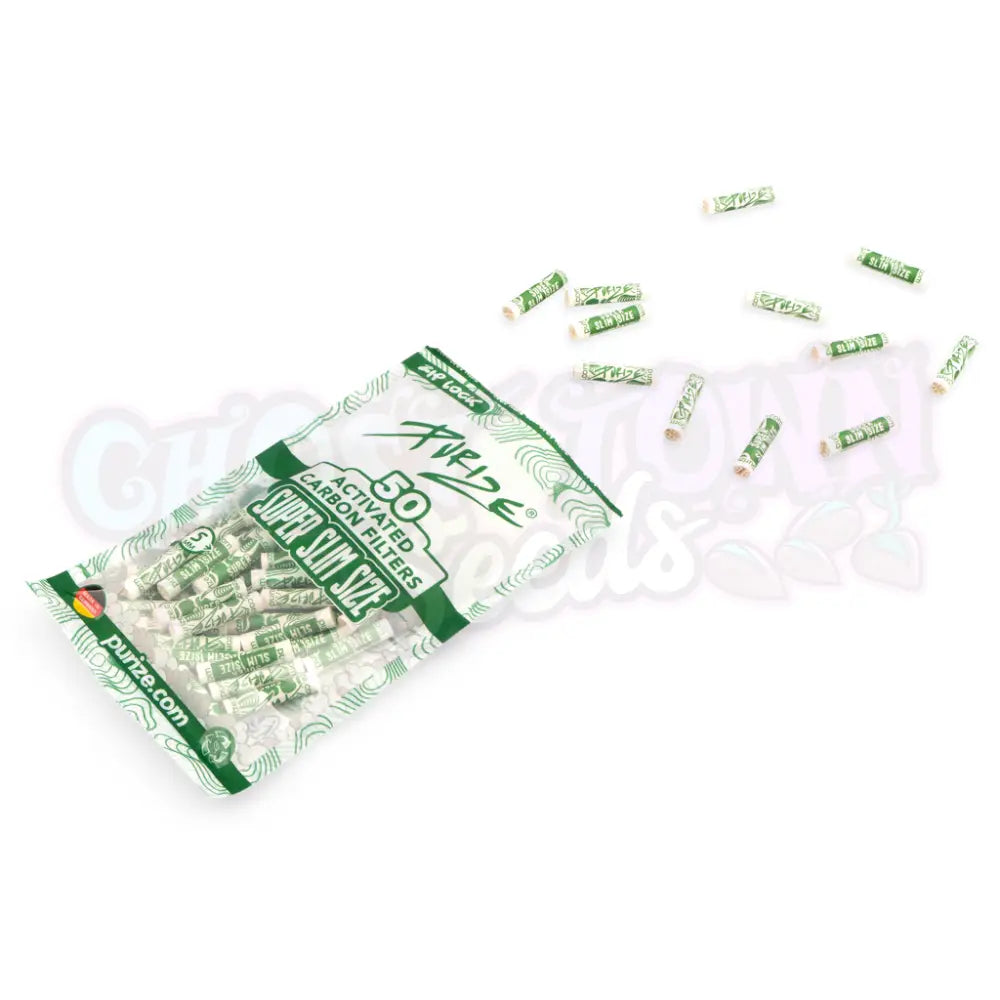 Purize - Super Slim Size Aktiivihiilifiltterit 5 mm (50 kpl) Filtterit & Tipit