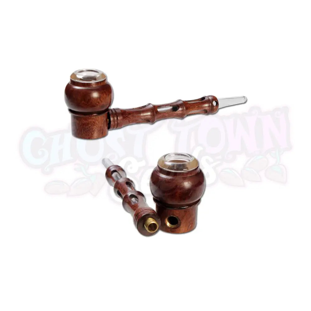 Puupiippu Lasipesällä 14Cm Piiput