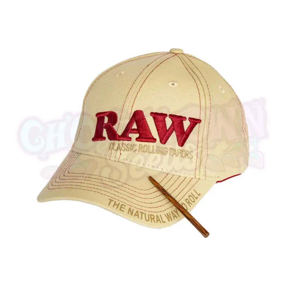 Raw - Beige Baseball Lippis Vaatteet