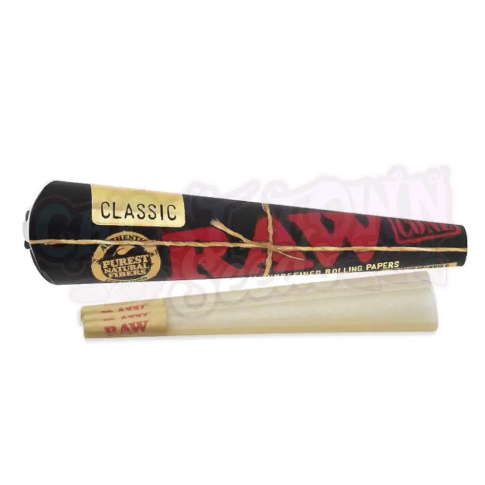 Raw - Classic Black Pitkät Conet 3Kpl