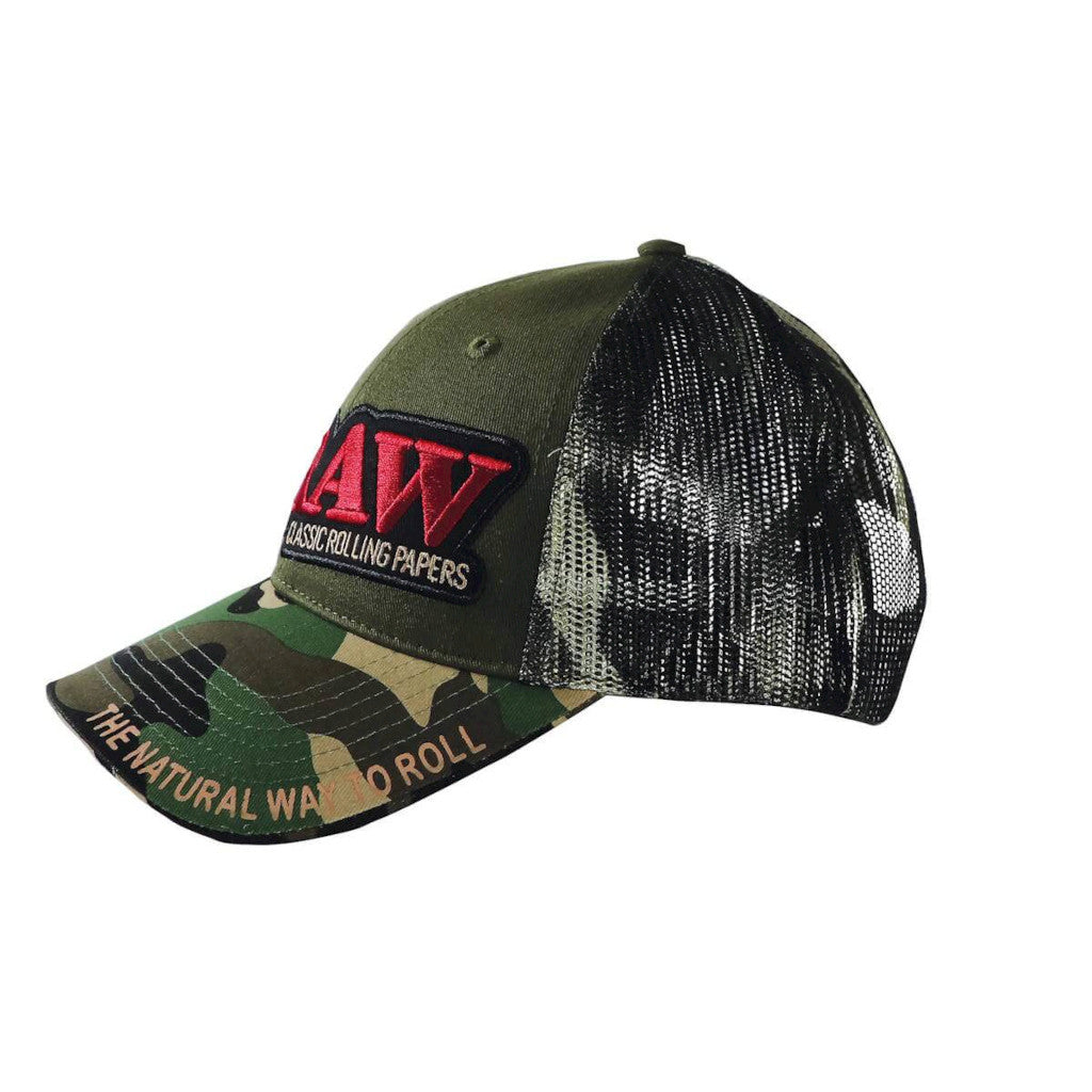 RAW - Camo Trucker Cap