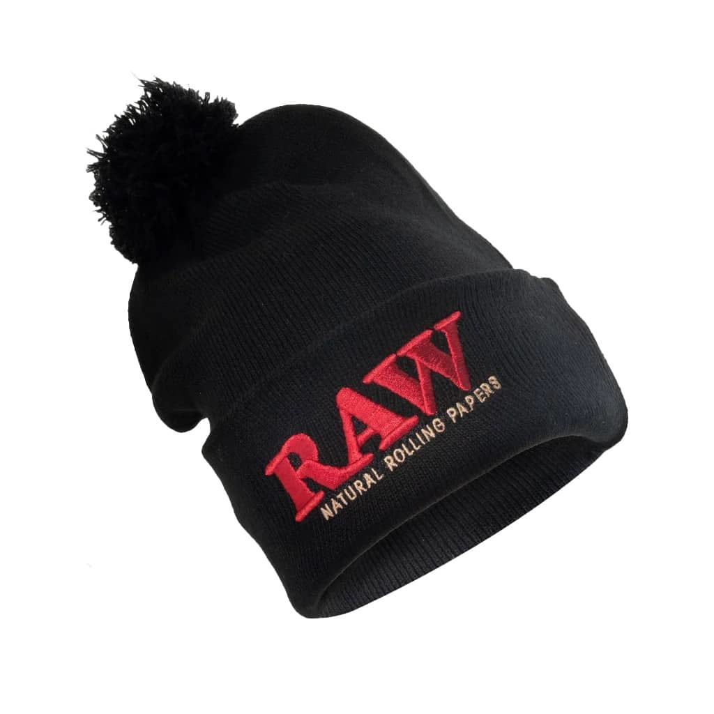 Raw - Musta Pompom Pipo Vaatteet