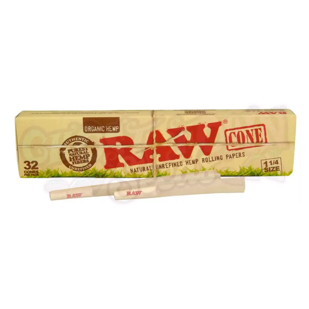 Raw - Organic Hemp 1¼ Lyhyet Conet 32Kpl
