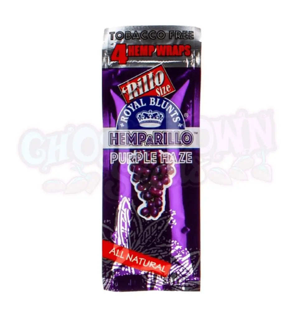 Royal Blunts Hemparillo - Purple Haze Hemp Blunt Wraps 4kpl - Ghost Town Seeds