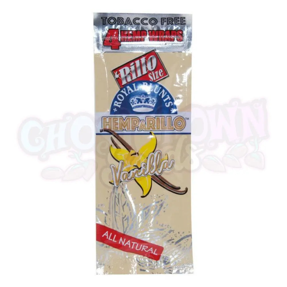 Royal Blunts Hemparillo - Vanilla Hemp Blunt Wraps 4kpl - Ghost Town Seeds