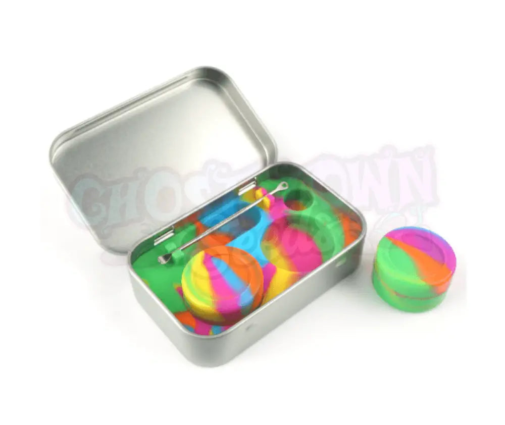 JJ Silikoninen Öljynsäilytys Setti - Ghost Town Seeds