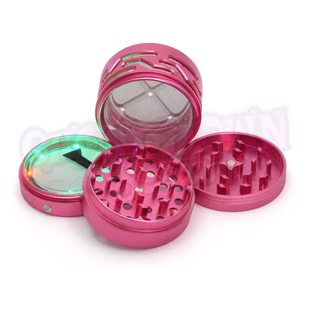 Supra Grinderi 4-osainen 63 mm (Pinkki) Grinderit