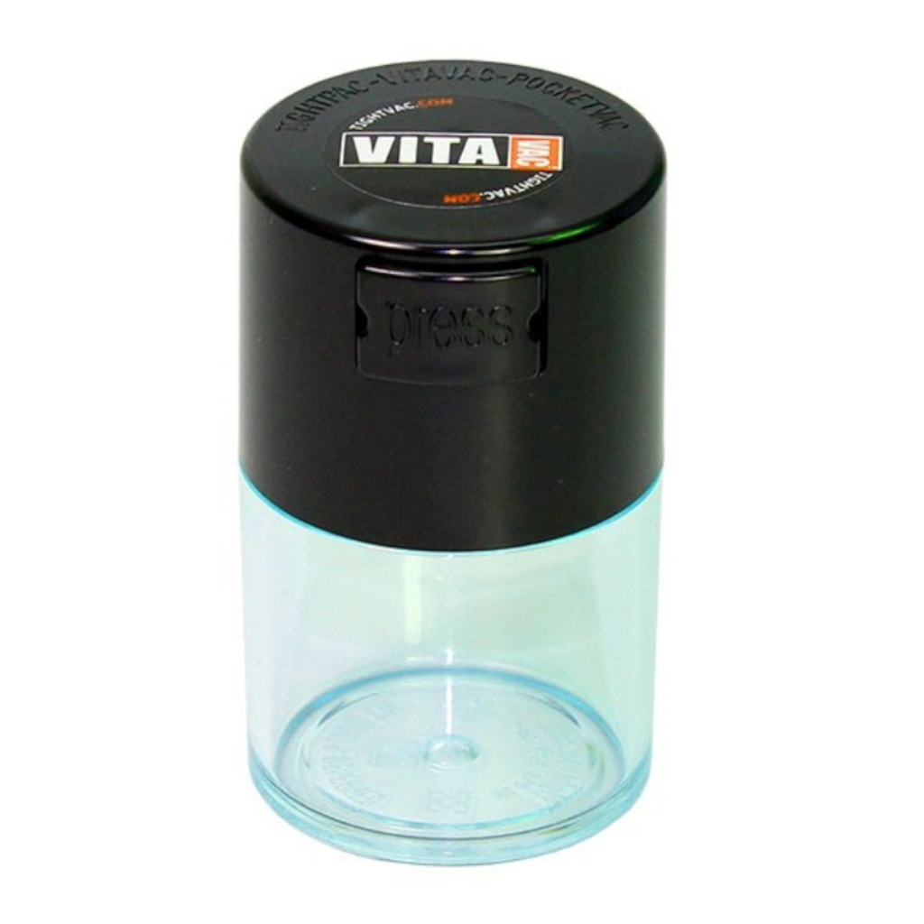TightVac Smell-Proof Storage Jar - Transparent