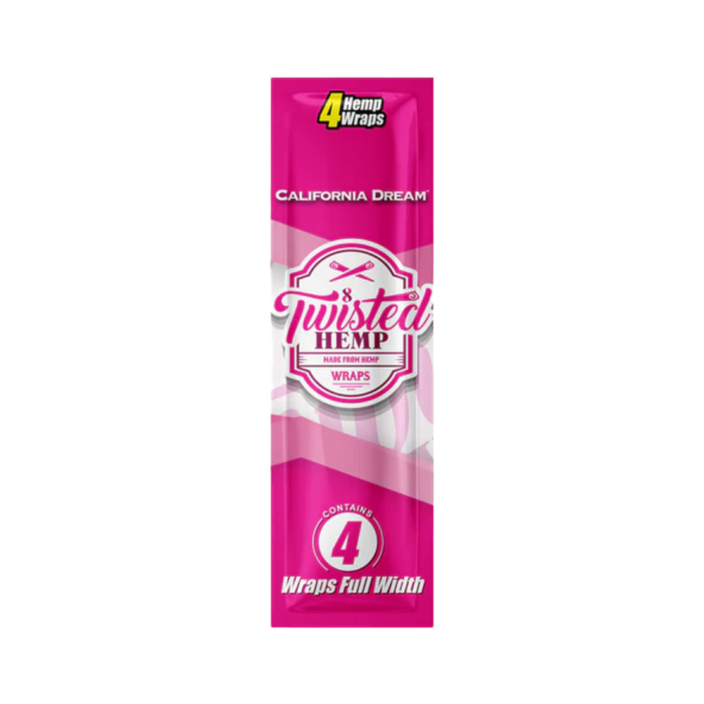 Twisted Hemp - California Dream Hamppu Bluntti Paperit 4Kpl Bluntit