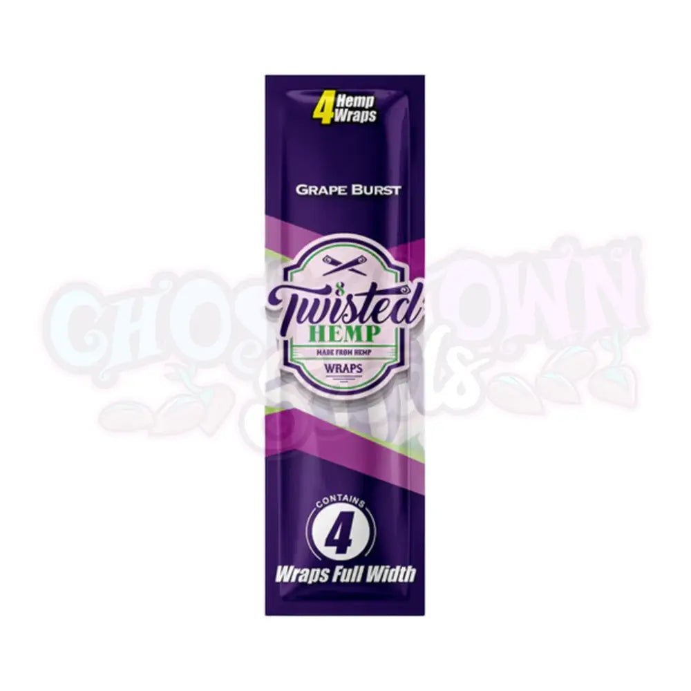 Twisted Hemp - Grape Burst Hamppu Bluntti Paperit 4Kpl Bluntit