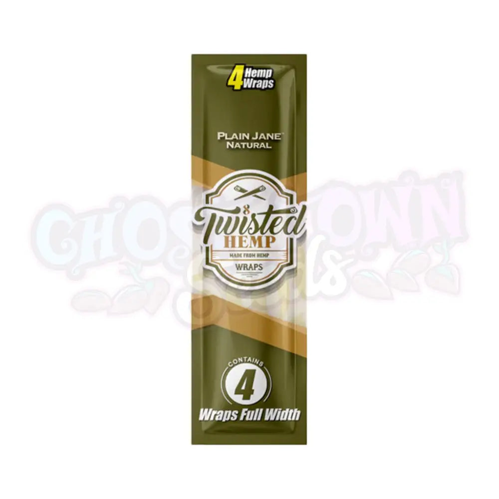 Twisted Hemp - Plain Jane Hamppu Bluntti Paperit 4Kpl Bluntit