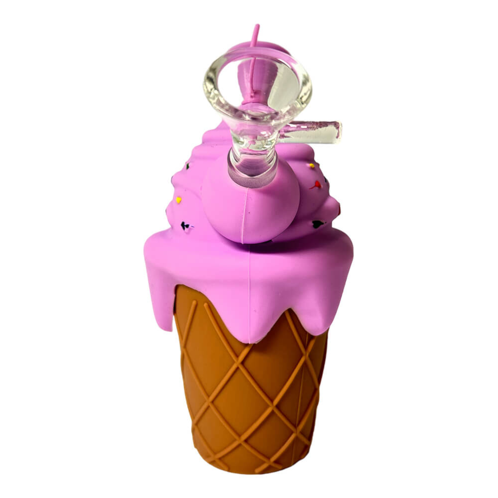 Violetti Jäätelötötterö Silikonibongi 14Cm