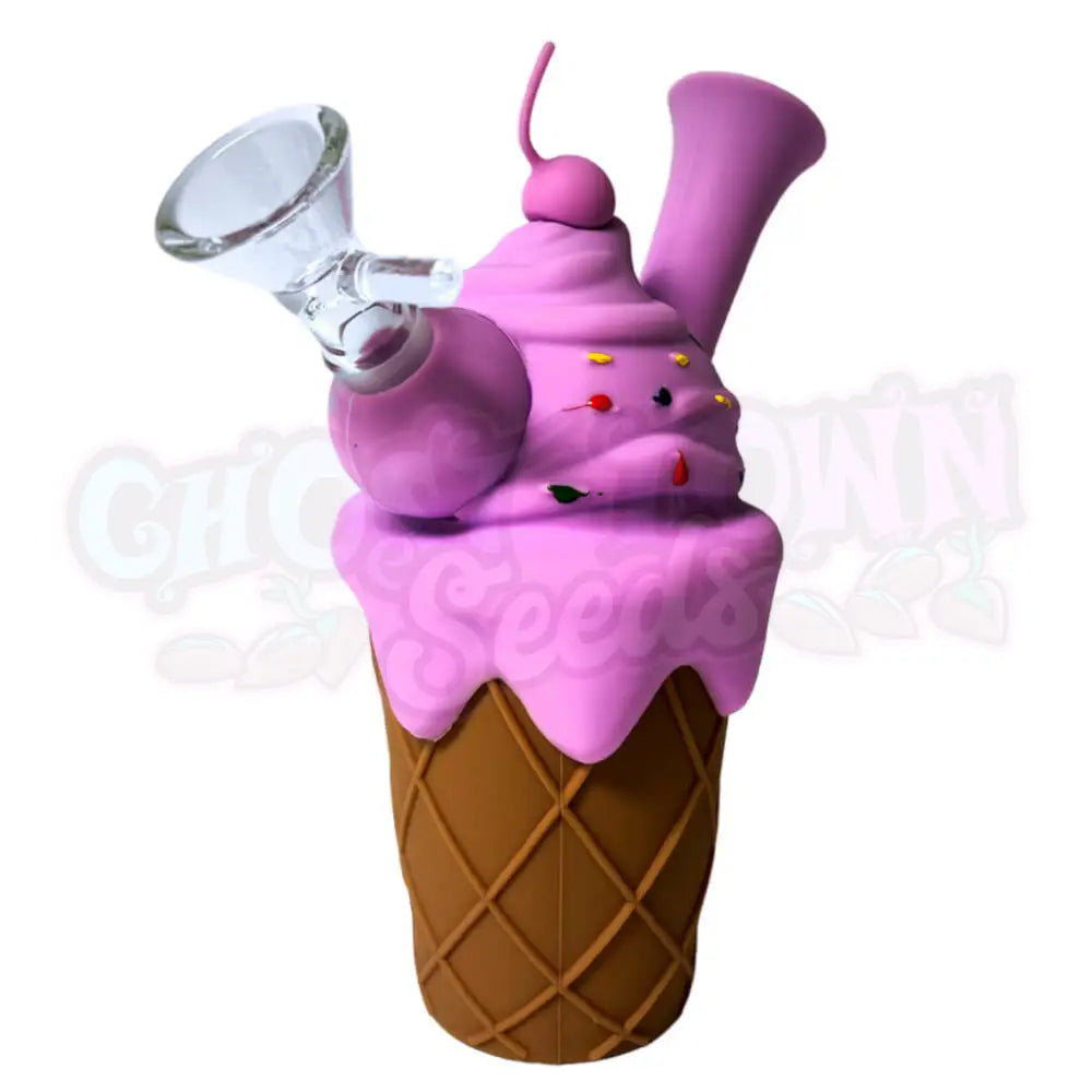 Violetti Jäätelötötterö Silikonibongi 14Cm