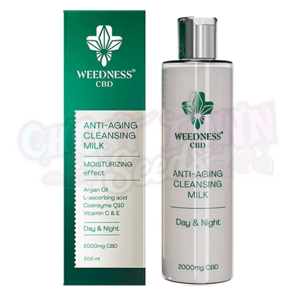 Weedness Cbd - Anti-Aging Kosteuttava Meikinpoistoaine 2000Mg (200Ml) Cbd-Kosmetiikka
