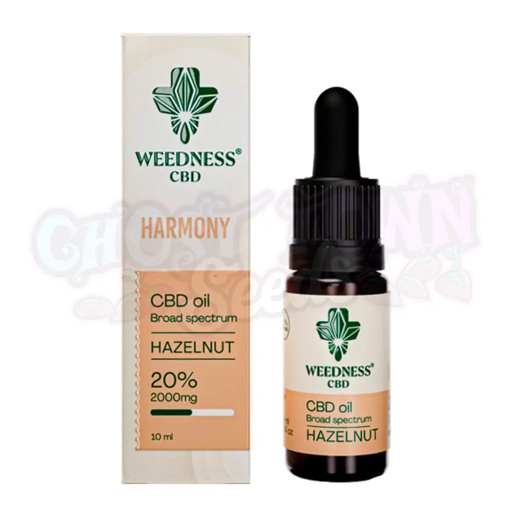 Weedness CBD - Harmony CBD-Öljy 20% | Hasselpähkinä (10ml) CBD-Öljyt