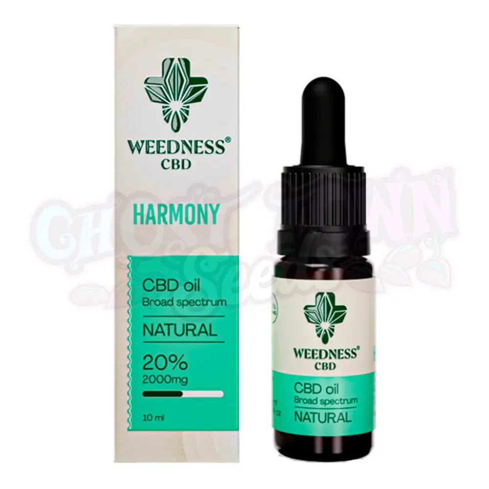 Weedness CBD - Harmony CBD-Öljy 20% | Natural (10ml) CBD-Öljyt