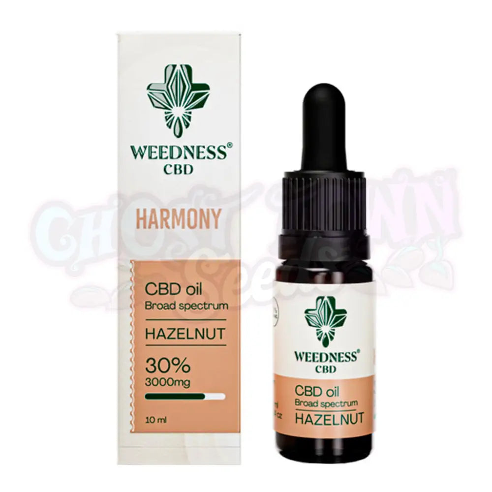 Weedness CBD - Harmony CBD-Öljy 30% | Hasselpähkinä (10ml) CBD-Öljyt