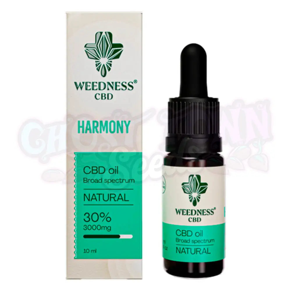 Weedness Cbd - Harmony Cbd-Öljy 30% | Natural (10Ml) Cbd-Öljyt