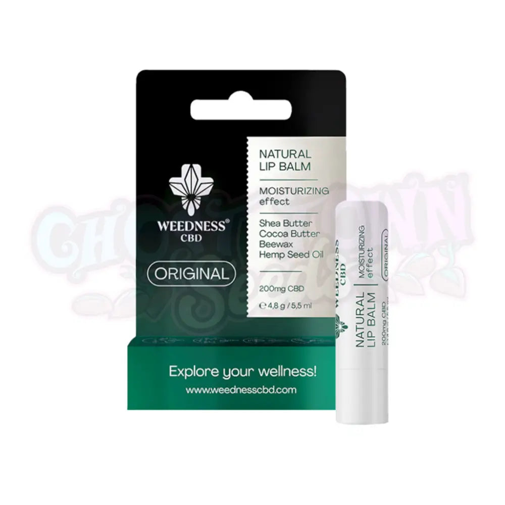 Weedness Cbd - Original Kosteuttava Huulivoide 4% 200Mg (4 8 G) Cbd-Kosmetiikka