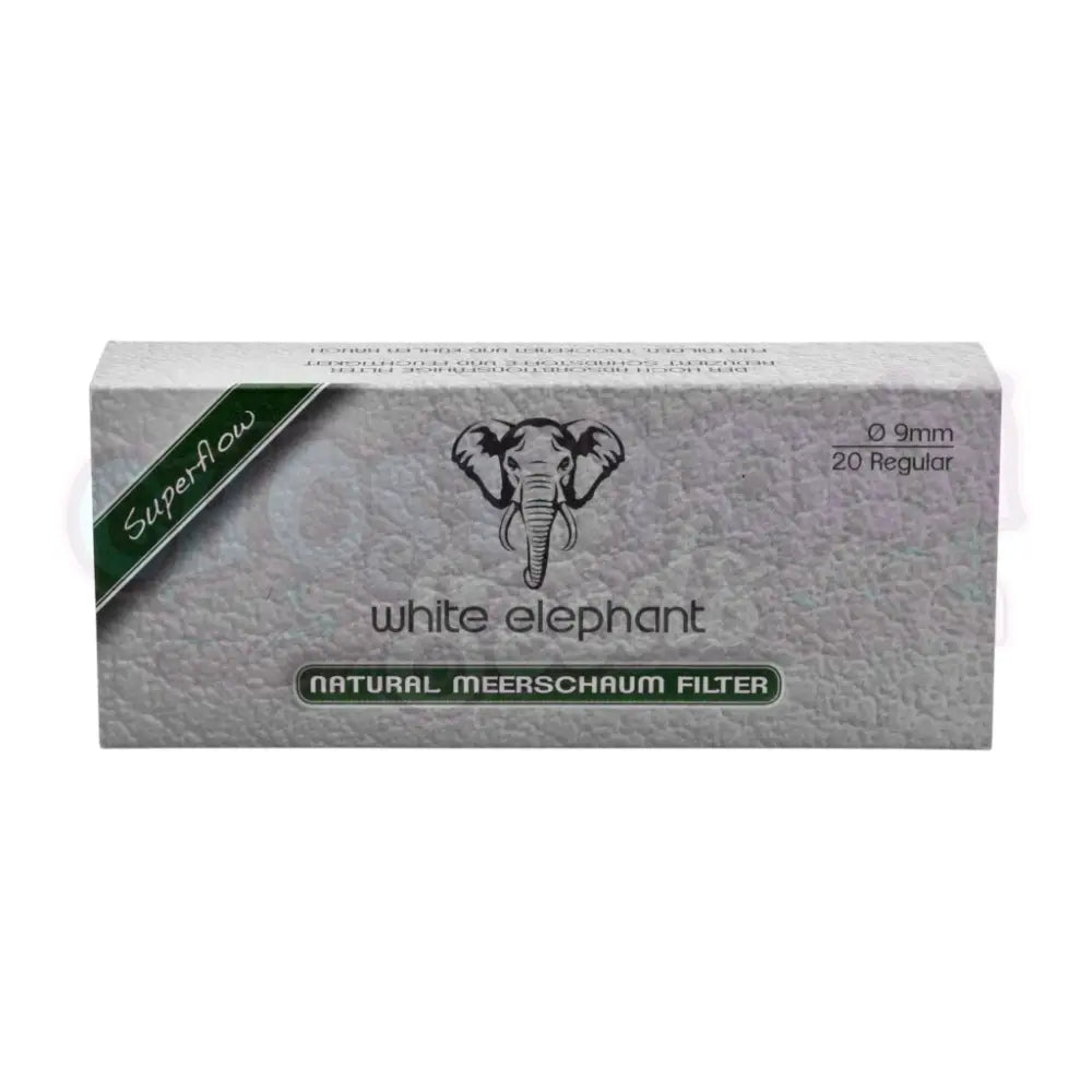 White Elephant - 9Mm Luonnolliset Merenvahafiltterit 20Kpl Filtterit & Tipit