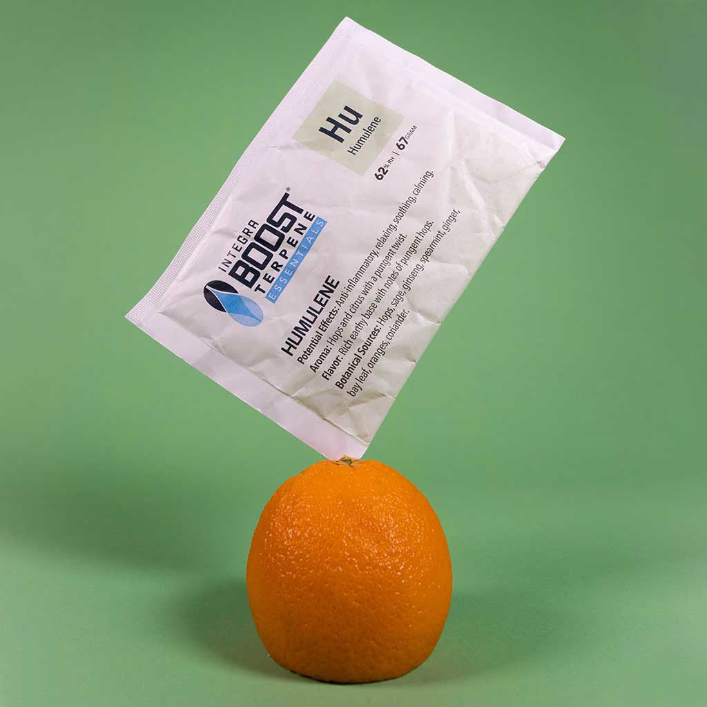 Integra Boost Terpene Essentials: Humulene 67g 62% Terpeeni-Infuusiopaketti Kosteudensäätäjät