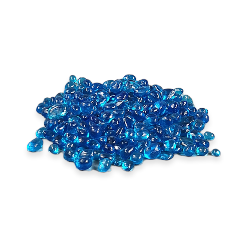 Kuplahelmet - värilliset perkolaattorilasikivet Sininen Lisäosat