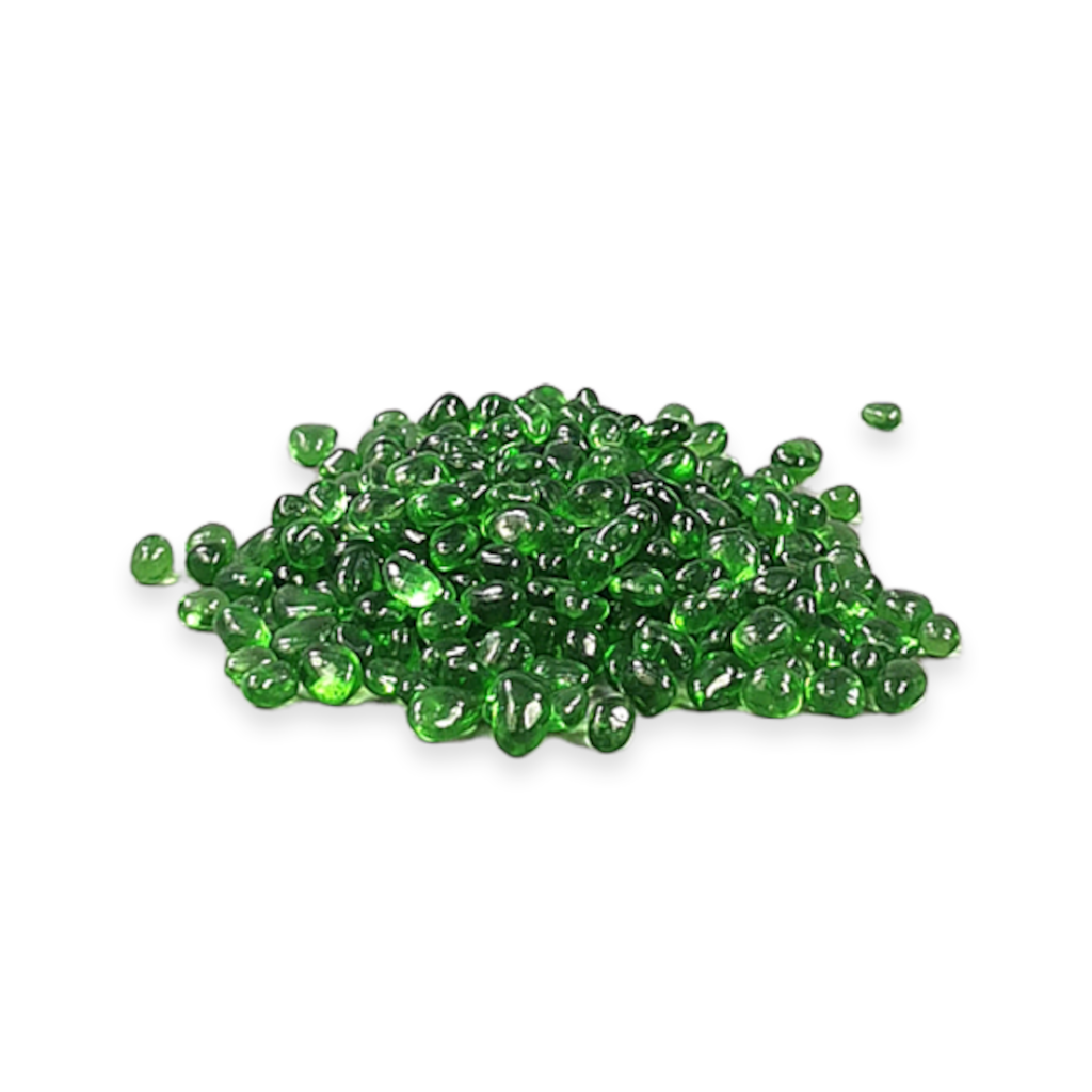 Kuplahelmet - värilliset perkolaattorilasikivet Vihreä Lisäosat