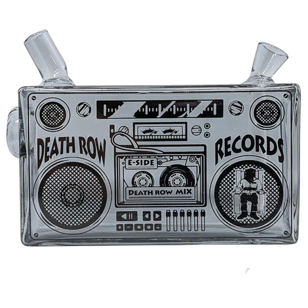Death Row Records - 5″ Boom Box Blunt Bubbler - Black Bubbleri