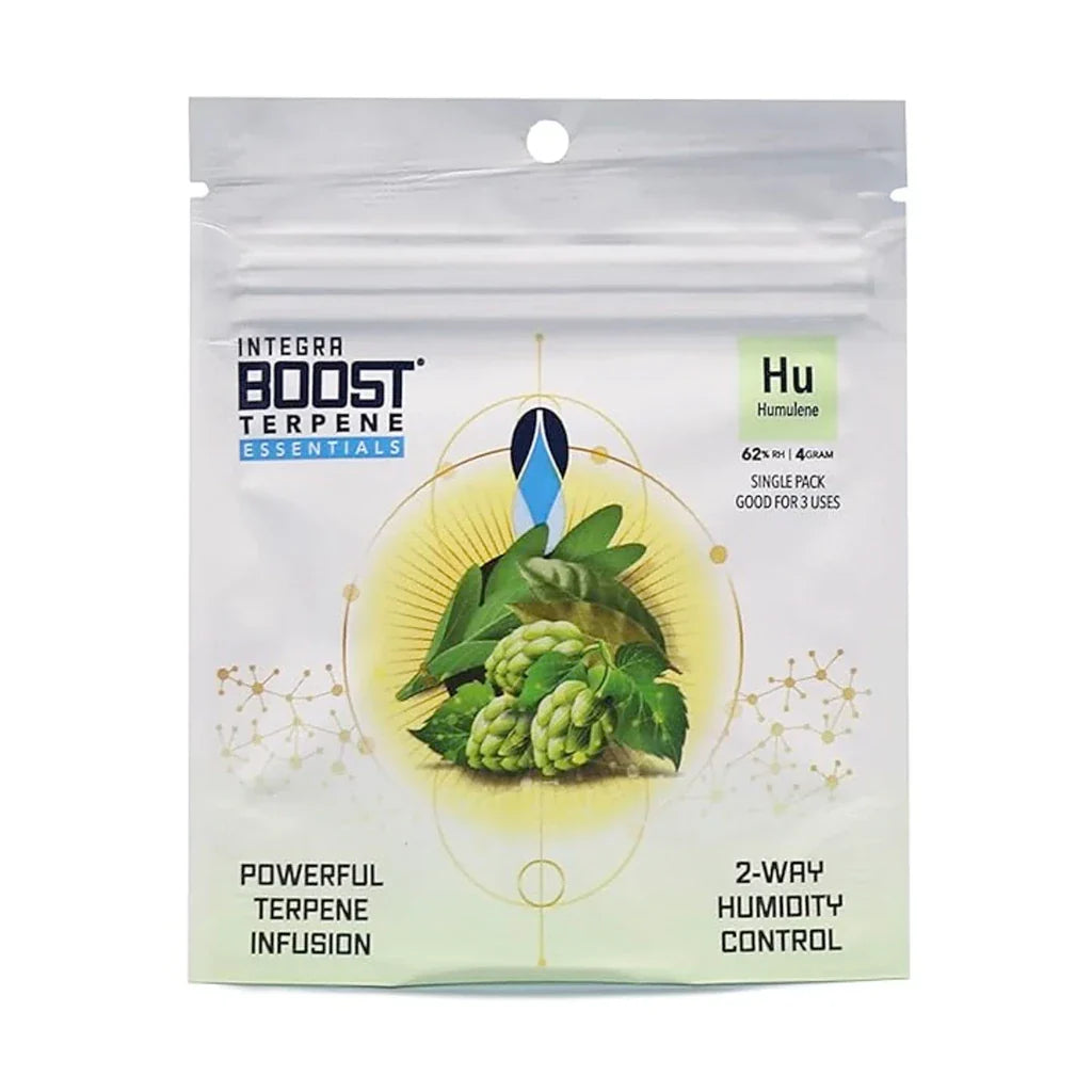 Integra Boost Terpene Essentials: Humulene 67g 62% Terpeeni-Infuusiopaketti Kosteudensäätäjät
