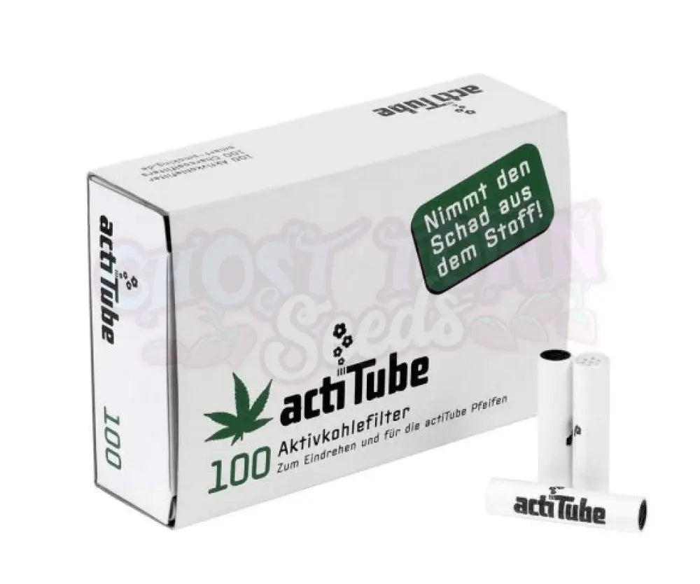 actiTube - Regular 8mm Aktiivihiilifiltterit 100kpl - Ghost Town Seeds