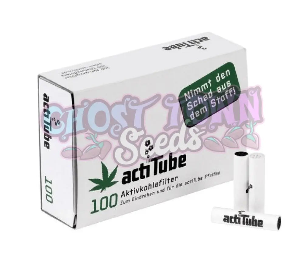 actiTube - Regular 8mm Aktiivihiilifiltterit 100kpl - Ghost Town Seeds